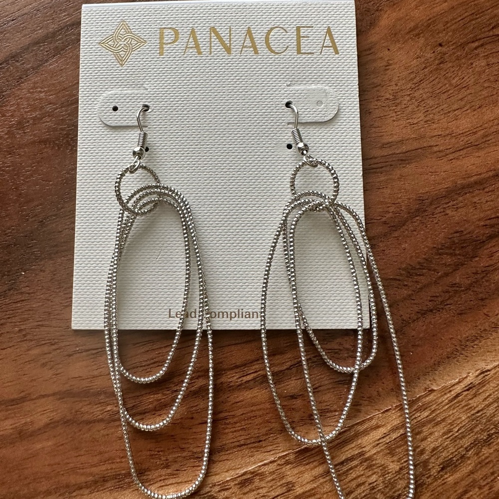 Panacea from Nordstrom silver dangling earrings